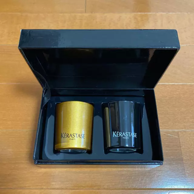Not for sale! KERASTASE 2 unused aroma candles with box from Japan