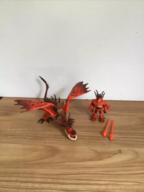 2018 How to Train Your Dragon Hidden World Hookfang and Snotlout Action Figure
