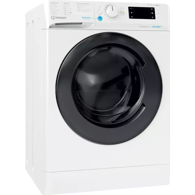 Indesit Innex BDE 96436 WK IT Waschtrockner Freistehend Frontlader Weiß D