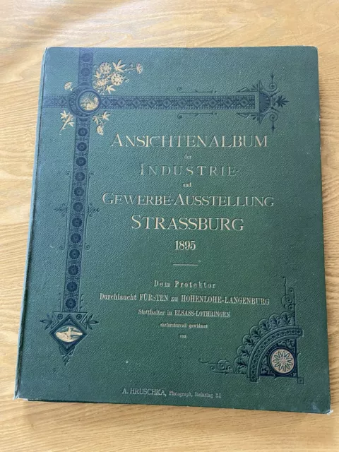 15 Photographies anciennes Exposition Industrielle Strasbourg Alsace 1895 Photos