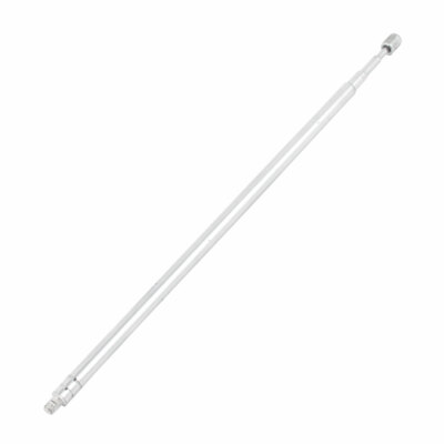 kakakooo Telescopico antenne TV Sostituzione 4 Sezioni FM in Acciaio Inox telescopica Radio Antenna Polo Sostituzione 