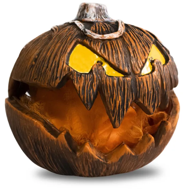 Extendable Scary Halloween Gourdo Pumpkin Lighting/Gourdo Jack-O-Lantern Decor