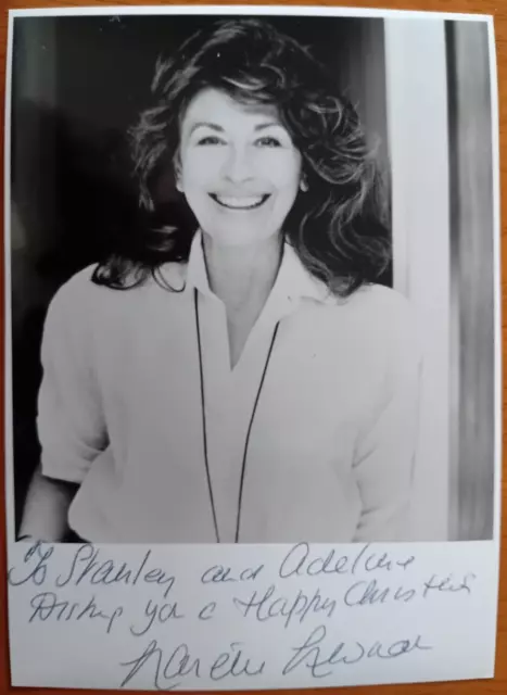 ORIGINAL AUTOGRAPHED PHOTO WITH COA NANETTE NEWMAN The Raging Moon