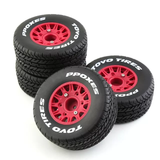 4PCS Car Tyres Off-road Tires 12MM 14MM 17MM Adapter For 1/8 1/10 RC Crawler Car 2