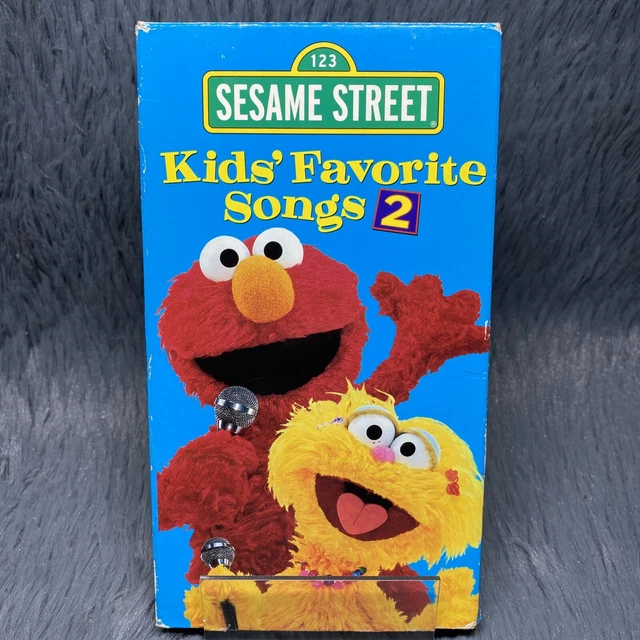 SESAME STREET KIDS' Favorite Songs 2 VHS Tape 2001 Sony Wonder Elmo