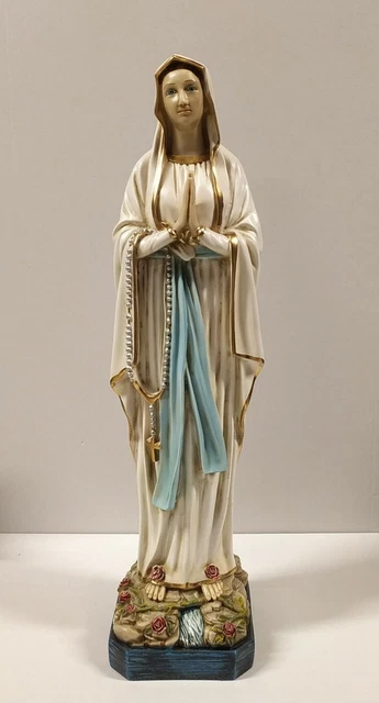 Grotta Artigianale In Granito Con Madonna Di Lourdes - 23x15 Cm, Handmade In Italy, Per Esterni - Foto 11