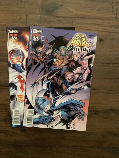 Battle of The Planets Manga (2003 Image Top Cow) # 1 - 2 Edwin David Art