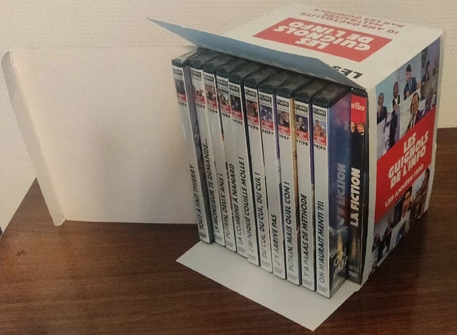 Coffret, 11 DVD neufs sous cellophane, LES ANNÉES 1990 LES GUIGNOLS DE L'INFO