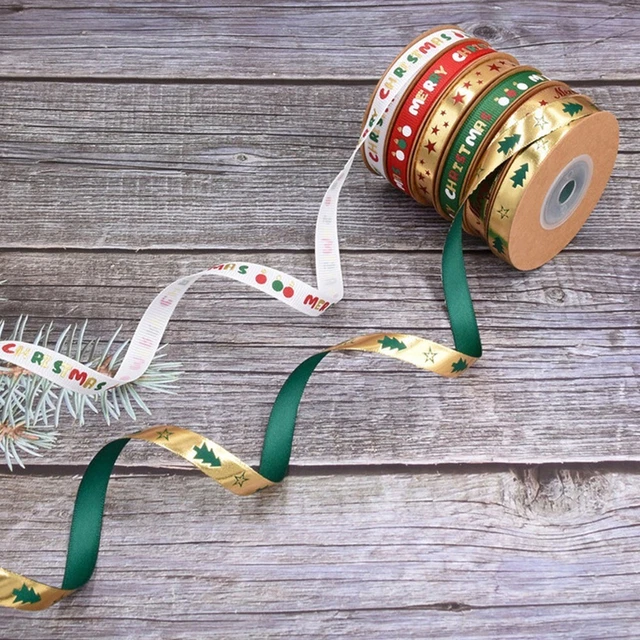 Elegante cinta para decoración de fiesta y para envoltura de regalo 6 patrones disponibles