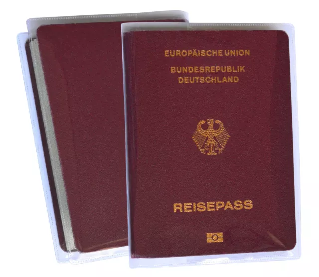 Reisepasshülle Deutschland Germany Deutscher Pass Schutzhülle Durchsichtig Klar