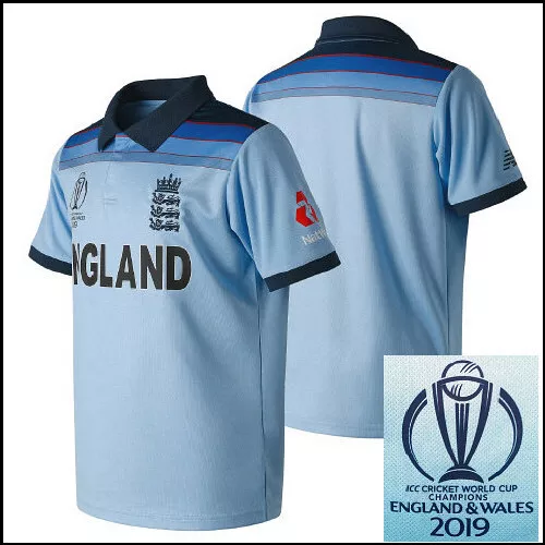 New Balance 2019/20 England Cricket World Cup Champions Shirt - FREE POSTAGE