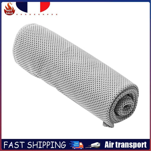 Microfiber Absorption Instant Cooling Towel Quick Dry for Jogging (Light Grey)