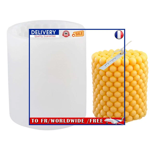 Silicone Mold - DIY Scented Soap Candle Mould - Cylinder (B Short LZ-204)