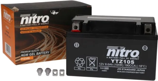 Nitro YTZ10S -N- Motorradbatterie