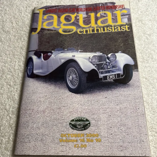 Jaguar Enthusiast Magazine October 2000
