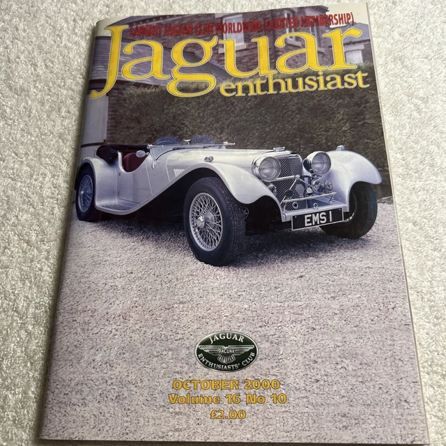 Jaguar Enthusiast Magazine October 2000