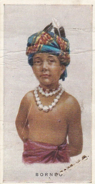 Imperial Tobacco Canada Itc Children Of All Nations Card #7 - Borneo