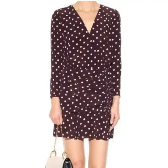 Veronica Beard Lou Lou Long Sleeve Polka Dot Dress 2