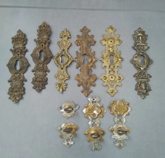 Schlüsselschild Schlüssellochblende  Jugendstil Gründerzeit