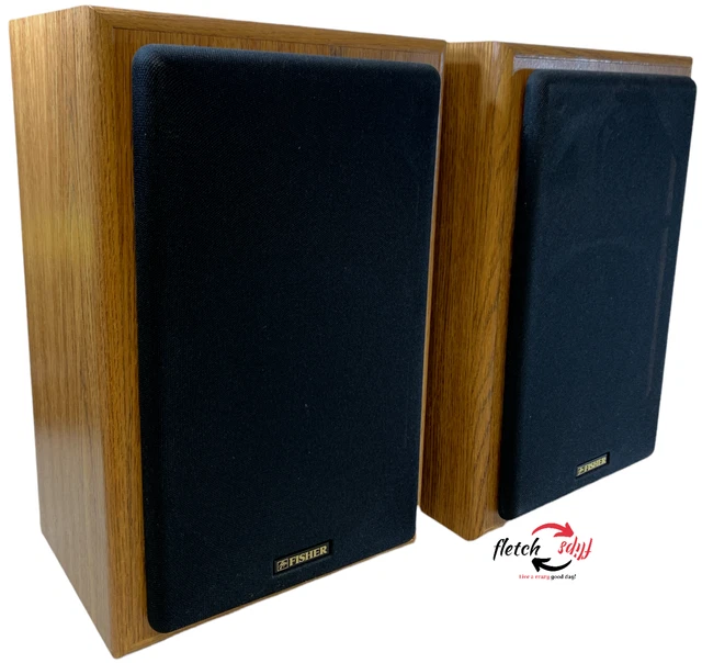 Fisher Speaker System D8 2 Way 60W 8Ω 8" Woofer 3" Tweeter VERY NICE Sound Great