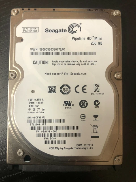 Disque Dur Interne Seagate 2To SATA II 3,5" - Pour DVR, Média Center Et Set-top Boxes