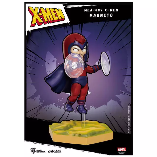 Beast Kingdom Mini Egg Attack Marvel Comics X-Men Magneto 4" Toy Figure Nuovo