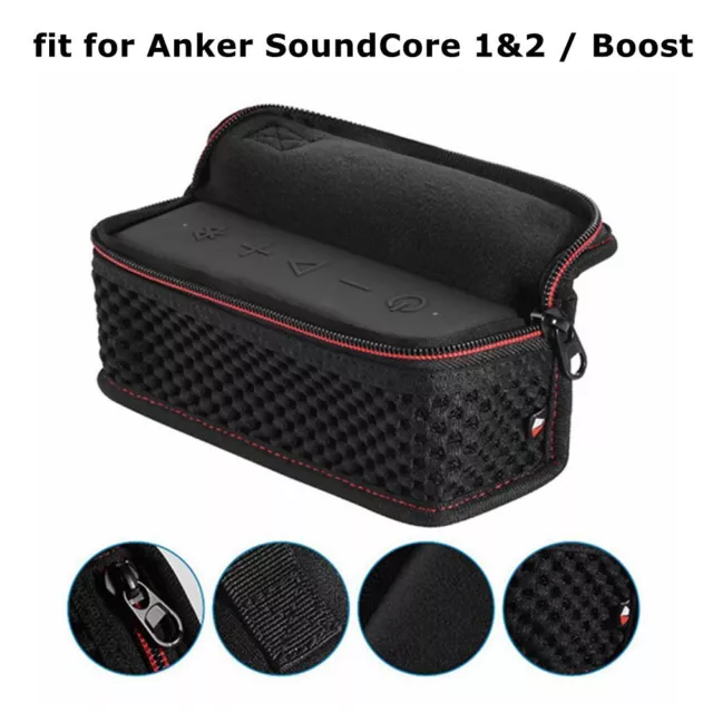 FIT FOR ANKER SoundCore 1&2 Boost Portable Speaker Storage Mesh Bag Travel  Case £7.99 - PicClick UK