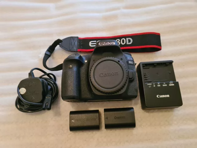 Canon EOS 80D 24.2MP Digital SLR Camera (Body Only) - 17942 shutter