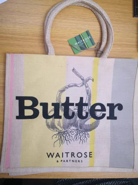 Waitrose hessian deals shopping bags