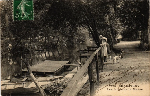 CPA Champigny Les bords de la Marne (1363944)