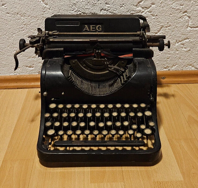 ALTE AEG SCHREIBMASCHINE Rarität Gebraucht EUR 40,00 - PicClick DE