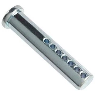 2 Pack,3/8x2-In.,Clear Zinc Plated,Adjustable Clevis Pin,Multiple Holes,Cut Off