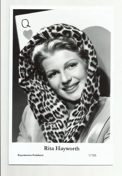 (Bx30) Rita Hayworth Swiftsure Foto Postkarte (7/705) Filmstar Pin Up Glamor