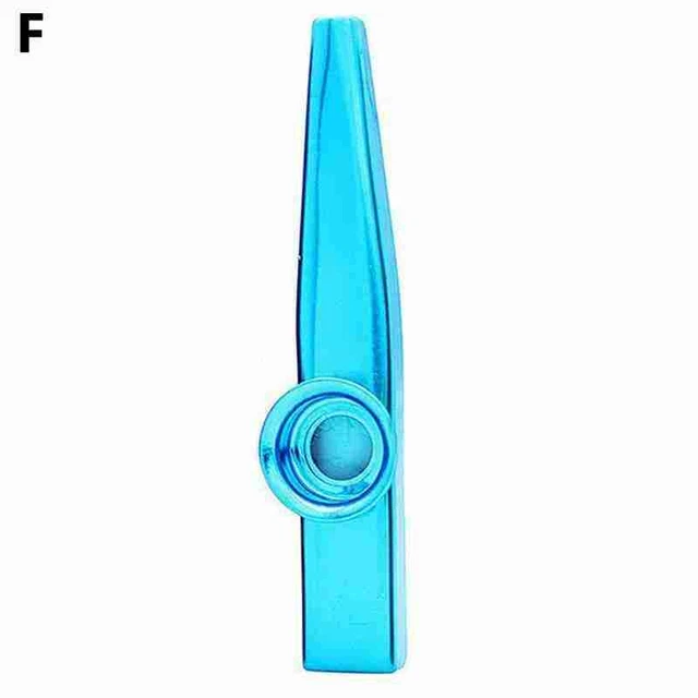 Blue Metal Harmonica Kazoo Mouth Flute Musical Instrument Kid Gift Party Ho J5V3