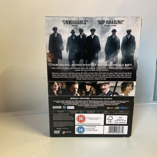 PEAKY BLINDERS SERIE 1 & 2 BBC DVD Box Set Zertifikat 18 EUR 1,15 PicClick DE
