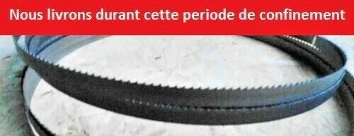 Lame De Scie à Ruban BI-M42 Bouleau Pour Métal - Longueur 1070 à 2500 Mm, Largeur 6-20 Mm - Neuve