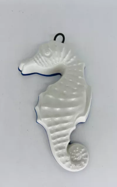 Vintage Bassano Italian Ceramics Seahorse Gelatin Aspic Mold