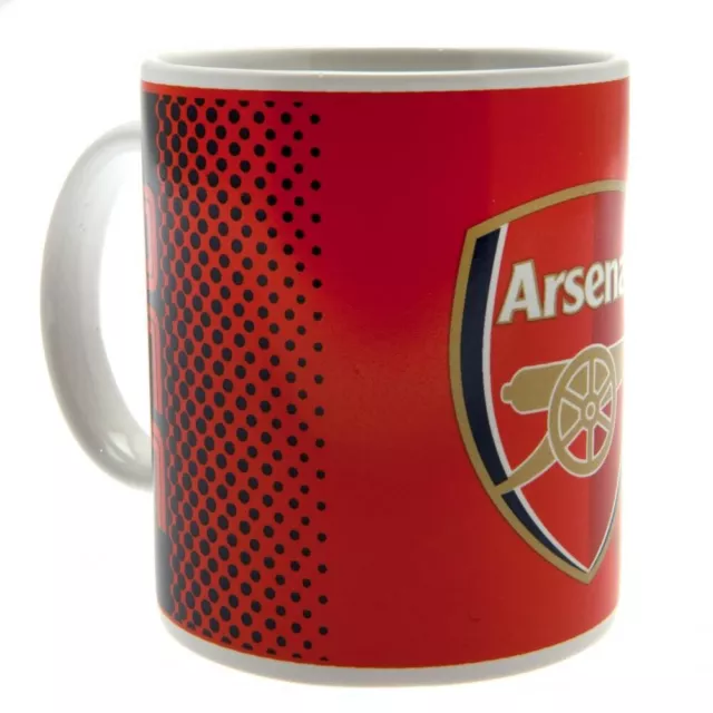 Arsenal FC Mug FD Fade Ceramic Tea Coffee Mug Cup in Presentation Box