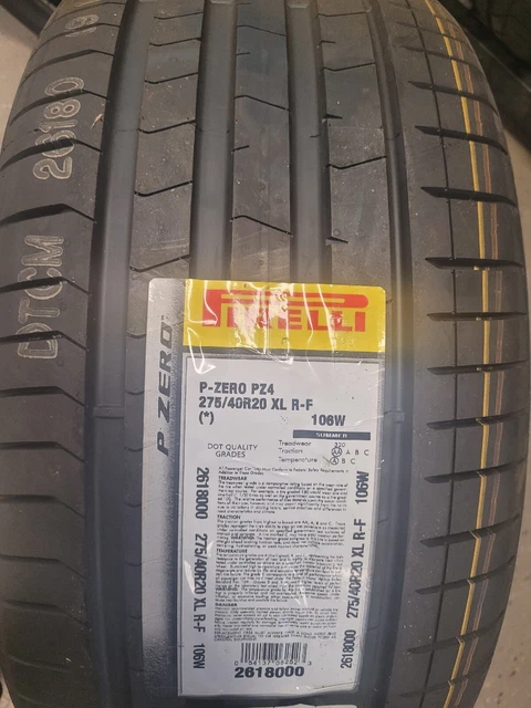 Pirelli PZero 275/40R20 (PZ4) 106W BMW XL RFT Tire Pirelli PZero 275/40R20 (PZ4) 106W BMW XL RFT Tire