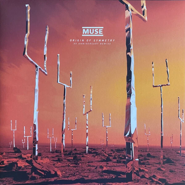 Muse "Origin Of Symmetry Xx" Yellow + Orange Official Store Lp New / Corner Bump