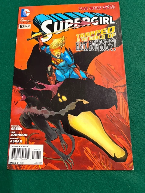 SUPERGIRL #10 THE New 52 Black Banshee DC Comics 2012 English EUR 3,67 ...