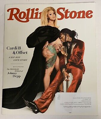 ROLLING STONE MAGAZINE July 2018 CARDI B and OFFSET Cover~Johnny Depp~Dave Grohl