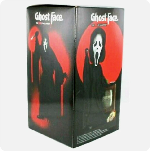 SCREAM EXCLUSIVE " GHOST FACE Lives"   Statue bloody Popcorn TV LIMITED EDITION 2