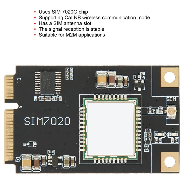 Puce AXP192 Puce SIM 7020G Module PCI-E Robuste Avec Emplacement 'antenne