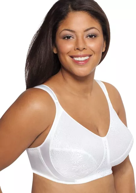 Just My Size Women's Front Close Soft Cup Plus Size Bra (1107