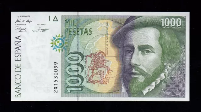 F.c. 1000 Pesetas 1992 , Serie 2Q , S/C .