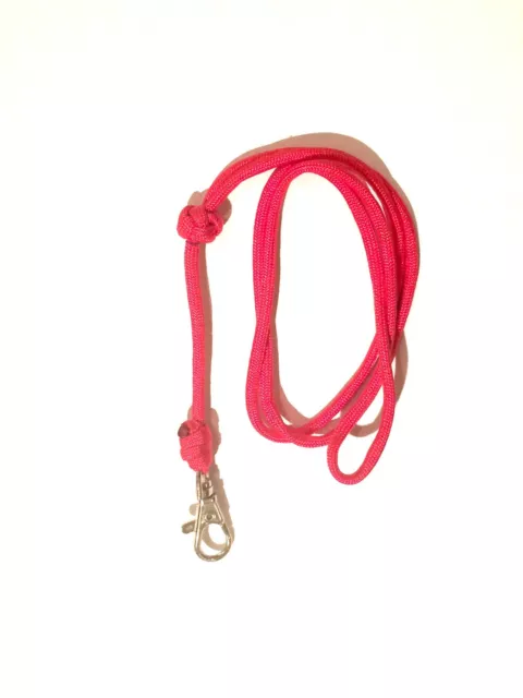 Turks Head Knot Design Red Dog Whistle Lanyard - For ACME Whistle