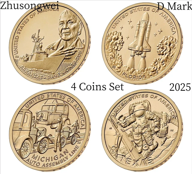 2021 P&D American Innovation Dollar 8 Coin Set - Uncirculated From U.S. Mint