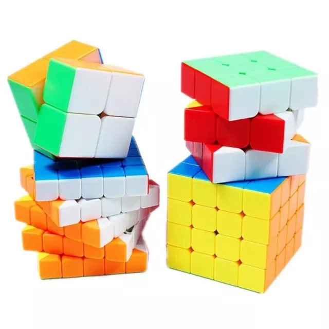 Shengshou Legend 2x2 3x3 4x4 5x5 jeu de Cube magique sans autocollant...