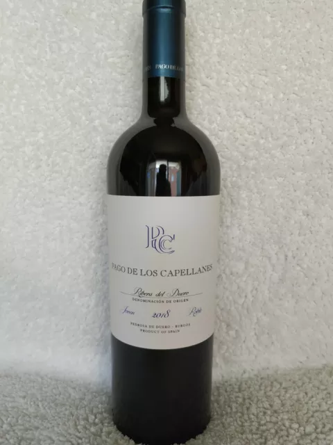 Botella Vino PAGO DE LOS CAPELLANES 2018 COSECHA MUY BUENA AÑADA NUEVA